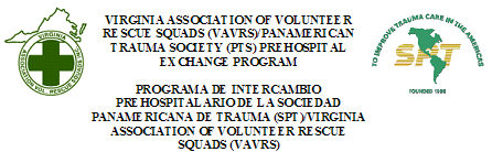 Virginia Association of Volunteer Rescue Squads Panamerican Trauma Society Pre-Hospital Exchange Program